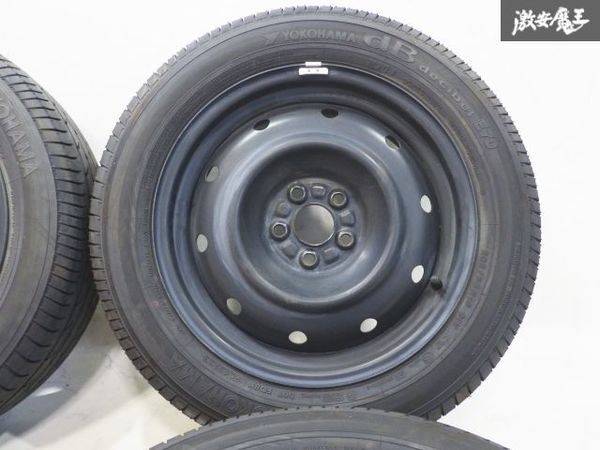 ★美品★●トヨタ 純正 ZN8 GR86 RC スチール ホイール 16インチ 6.5J +48 5穴 PCD100 ヨコハマ 205/55R16 4本セット ZD8 BRZ ZN6 ZC6_画像2