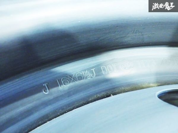 ★美品★●トヨタ 純正 ZN8 GR86 RC スチール ホイール 16インチ 6.5J +48 5穴 PCD100 ヨコハマ 205/55R16 4本セット ZD8 BRZ ZN6 ZC6_画像6