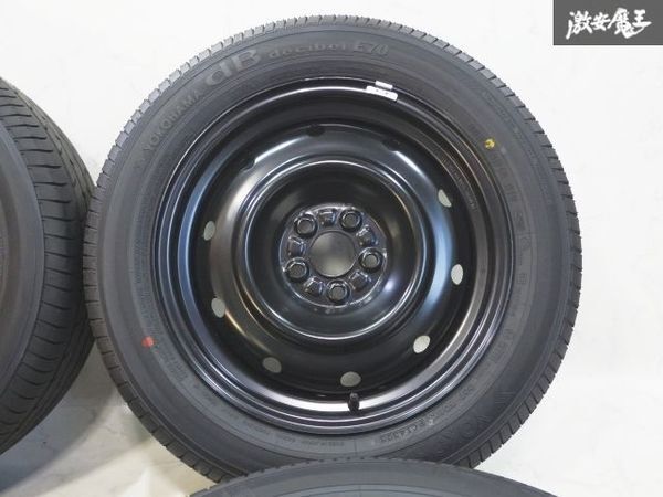 ★美品★●トヨタ 純正 ZN8 GR86 RC スチール ホイール 16インチ 6.5J +48 5穴 PCD100 ヨコハマ 205/55R16 4本セット ZD8 BRZ ZN6 ZC6_画像2