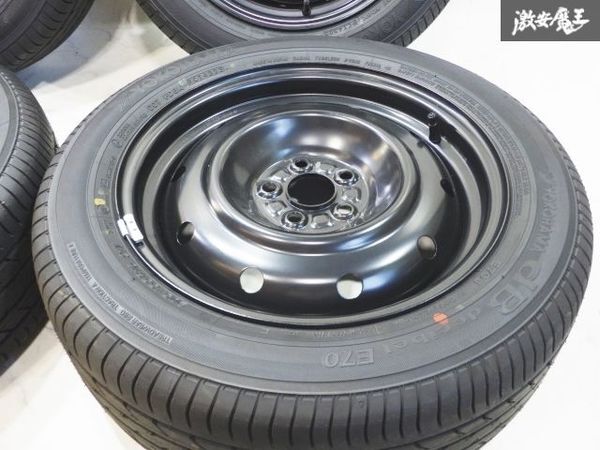 ★美品★●トヨタ 純正 ZN8 GR86 RC スチール ホイール 16インチ 6.5J +48 5穴 PCD100 ヨコハマ 205/55R16 4本セット ZD8 BRZ ZN6 ZC6_画像3