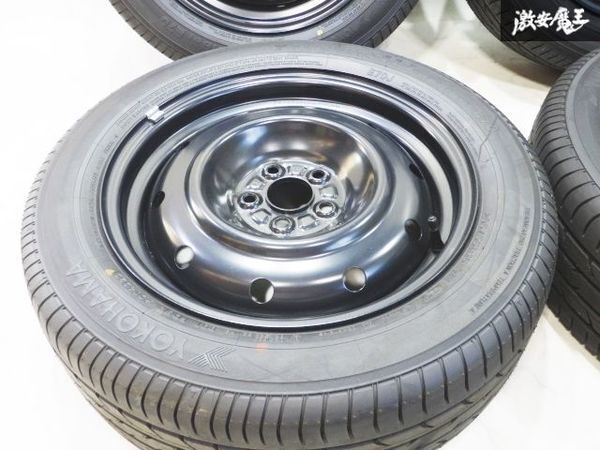 ★美品★●トヨタ 純正 ZN8 GR86 RC スチール ホイール 16インチ 6.5J +48 5穴 PCD100 ヨコハマ 205/55R16 4本セット ZD8 BRZ ZN6 ZC6_画像5