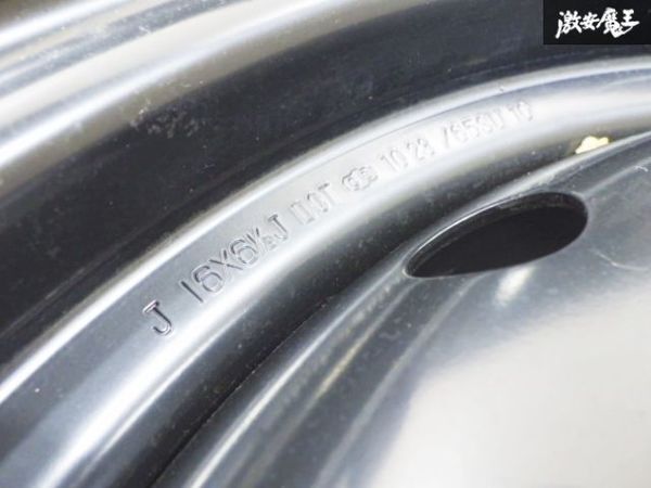 ★美品★●トヨタ 純正 ZN8 GR86 RC スチール ホイール 16インチ 6.5J +48 5穴 PCD100 ヨコハマ 205/55R16 4本セット ZD8 BRZ ZN6 ZC6_画像6