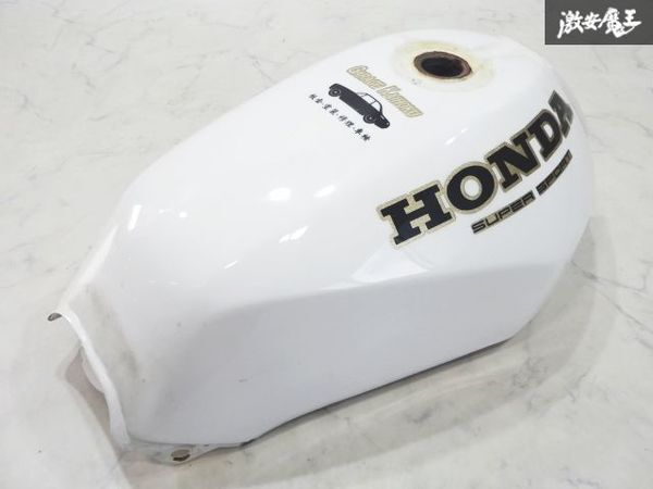 ★内部キレイ★ HONDA/ホンダ NC07 CBX400F ノーマル 純正 燃料タンク フューエルタンク ガソリンタンク 白 ホワイト系 即納_画像2