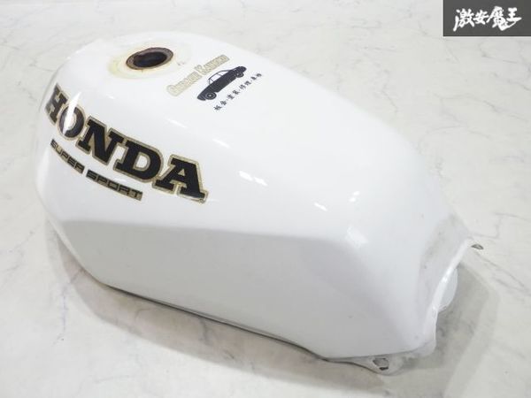 ★内部キレイ★ HONDA/ホンダ NC07 CBX400F ノーマル 純正 燃料タンク フューエルタンク ガソリンタンク 白 ホワイト系 即納_画像3
