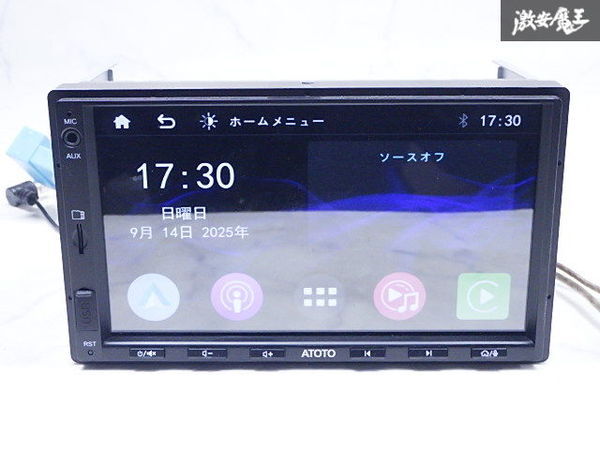 * с гарантией *ATOTO F7G2A7SE 7 дюймовый Carplay Android Android navi аудио дисплей аудио работа проверка OK 2DIN немедленная уплата 