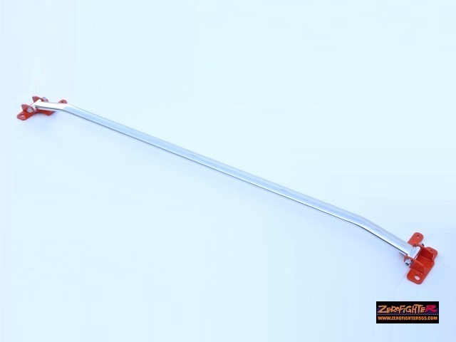 送料B★GKフィット ゼロファイター アルミ強化ストラットフロントタワーバー ★GK5 GK3 GK4 GP5 GP6 フィット3 RS JDM JAZZ_画像1