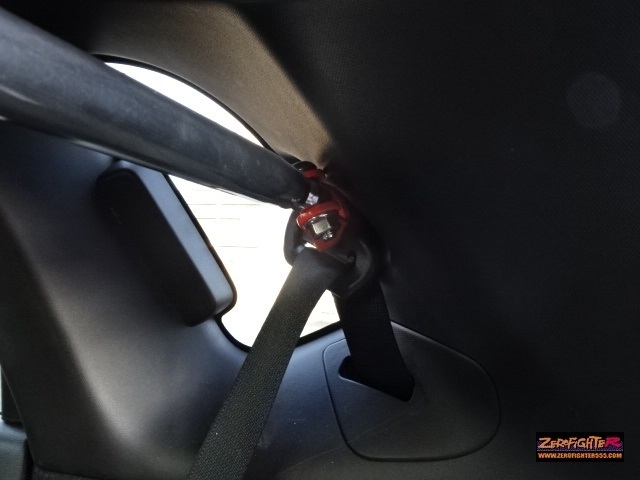 送料B★GKフィット ゼロファイター アルミ強化 リアピラーバー ★GK5 GK3 GK4 GP5 GP6 フィット3 RS JDM JAZZ ロールバー タワーバー_画像6