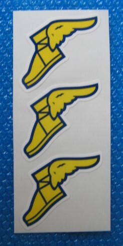 ●グットイヤー製／ 正規・GOODYEAR・ウイングフットステッカー・M.S ２種類 ／未使用●_画像1