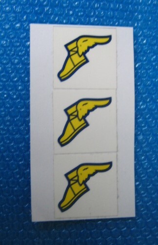 ●グットイヤー製／ 正規・GOODYEAR・ウイングフットステッカー・M.S ２種類 ／未使用●_画像2