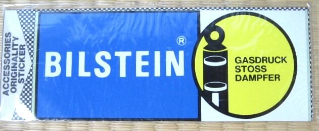 ラスト品・●BILSTEIN製／ 正規・BILSTEIN・ステッカー・W180 ／未使用●_画像1