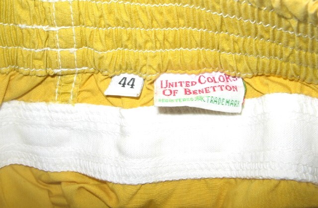 ●ベネトン製／ 正規品 F1モデル・ショートパンツ・44サイズ ／当時物・中古品●_画像5