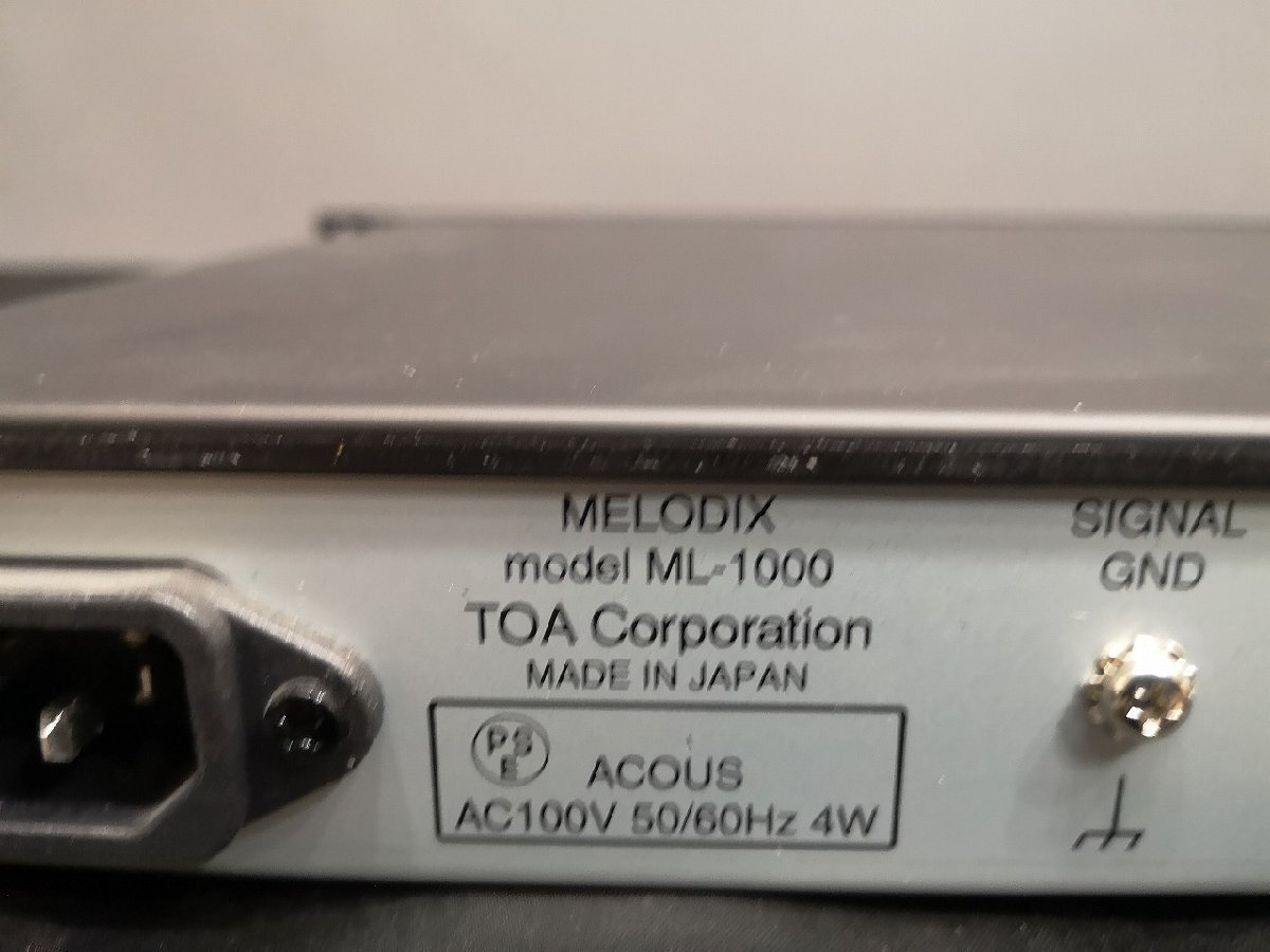 ◆TOA メロディクス ML-1000◆下取歓迎 dd不 m0p10344_画像9