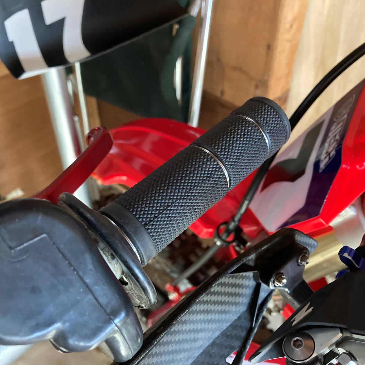 ハンドル グリップ オフロード モトクロス エンデューロ 林道 セロー225 セロー250 CRF250R CRF250L トリッカー KLX230 TT-R125 XR250 CRM_画像2