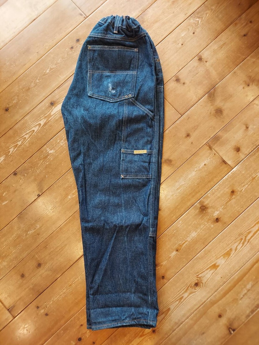 PRISON BLUES プリズンブルース ダブルニー デニムパンツ ペインター リジット Carhartt W32相当(40)L32 _画像4