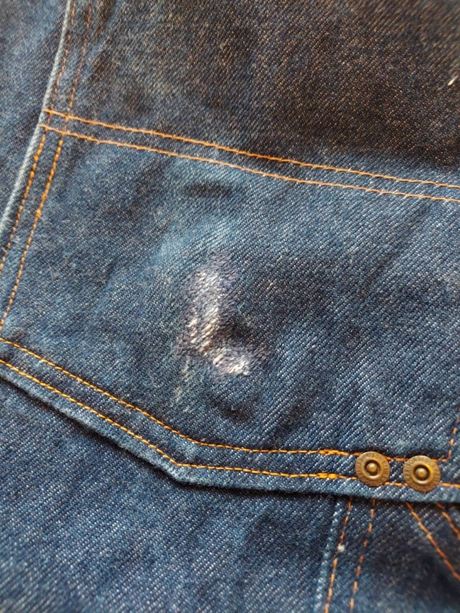 PRISON BLUES プリズンブルース ダブルニー デニムパンツ ペインター リジット Carhartt W32相当(40)L32 _画像5