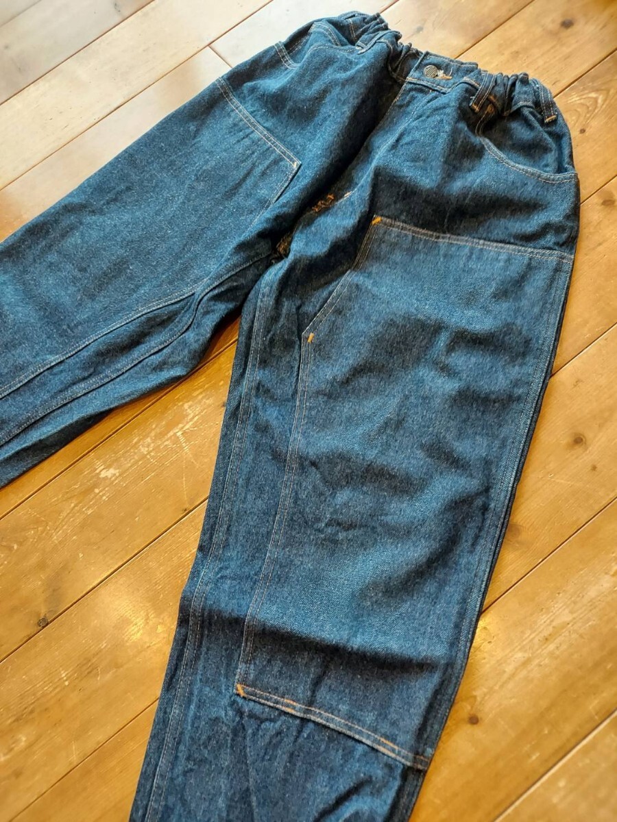 PRISON BLUES プリズンブルース ダブルニー デニムパンツ ペインター リジット Carhartt W32相当(40)L32 _画像6