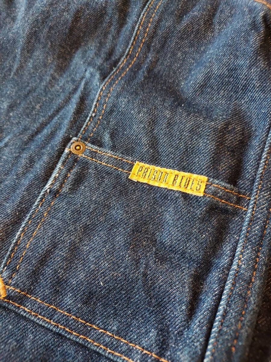 PRISON BLUES プリズンブルース ダブルニー デニムパンツ ペインター リジット Carhartt W32相当(40)L32 _画像8