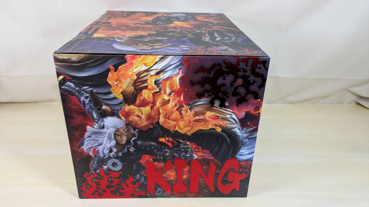 【未開封】 Portrait.Of.Pirates ワンピース “WA-MAXIMUM” 百獣海賊団 大看板 “火災のキング” フィギュア　43-20-1115_画像4