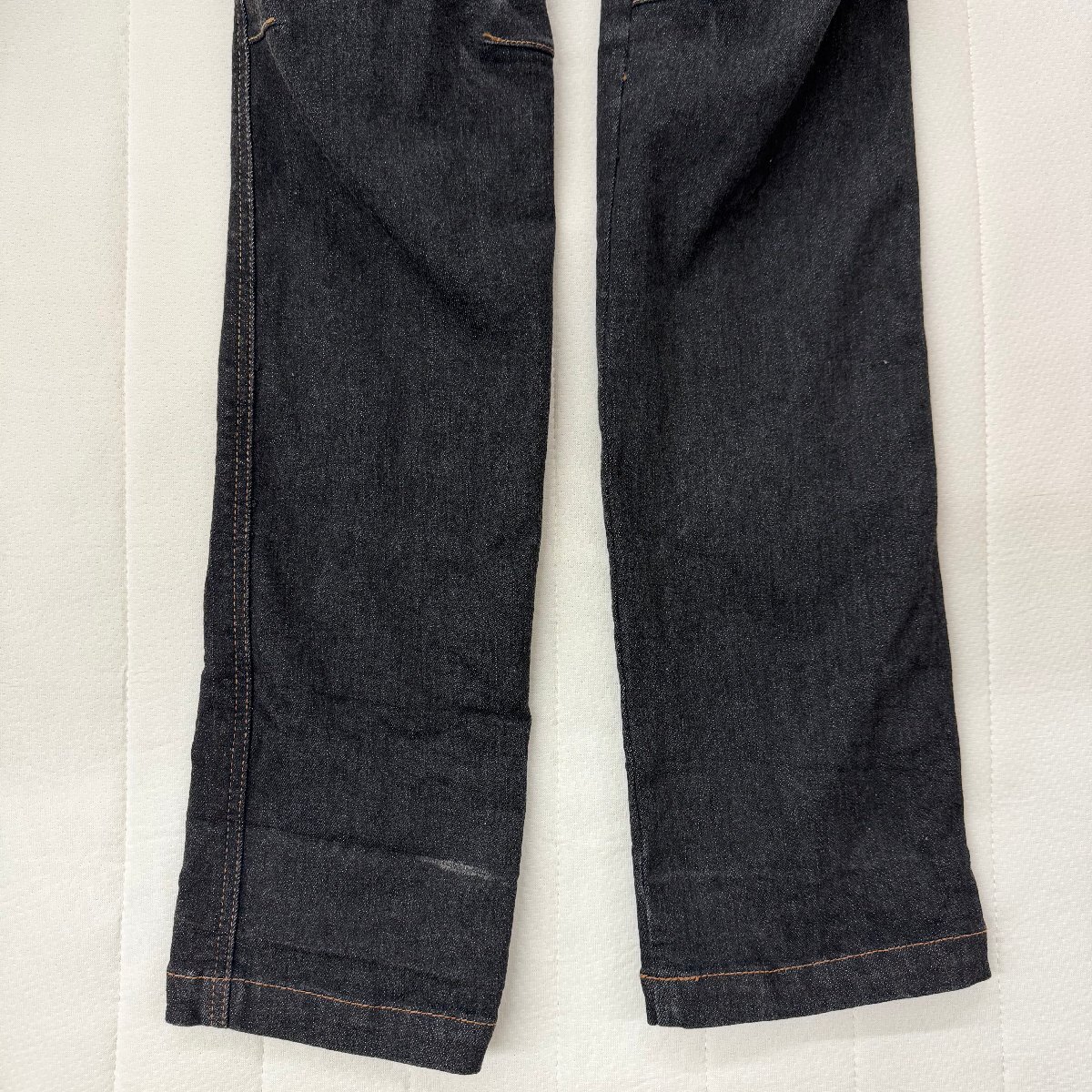 ◆A888 クシタニ K-1977K エクスパンドコーデュラ ワークパンツ ブラック系 30 バイクウェア KUSHITANI CORDURA カワサキコラボ 【良品】_画像4