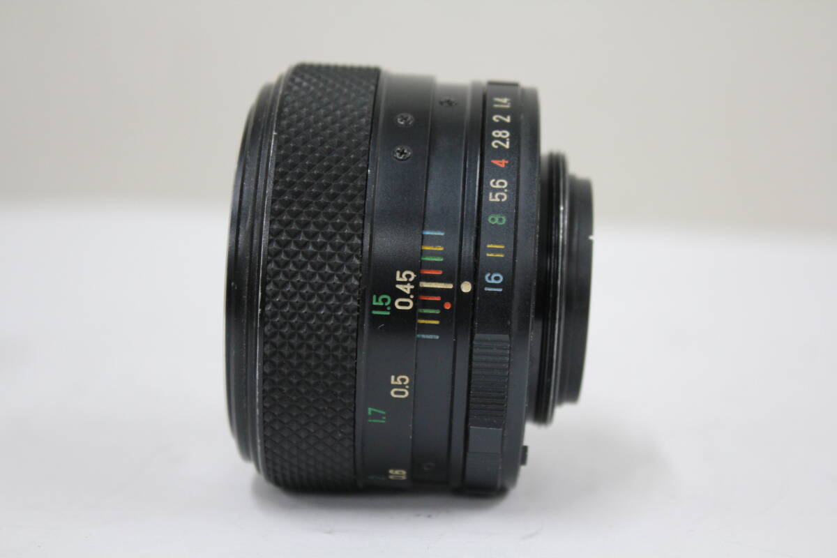 【訳あり品】 フジフィルム Fujifilm EBC FUJINON 50mm F1.4 M42マウント 前後キャップ付き レンズ e3959_画像5