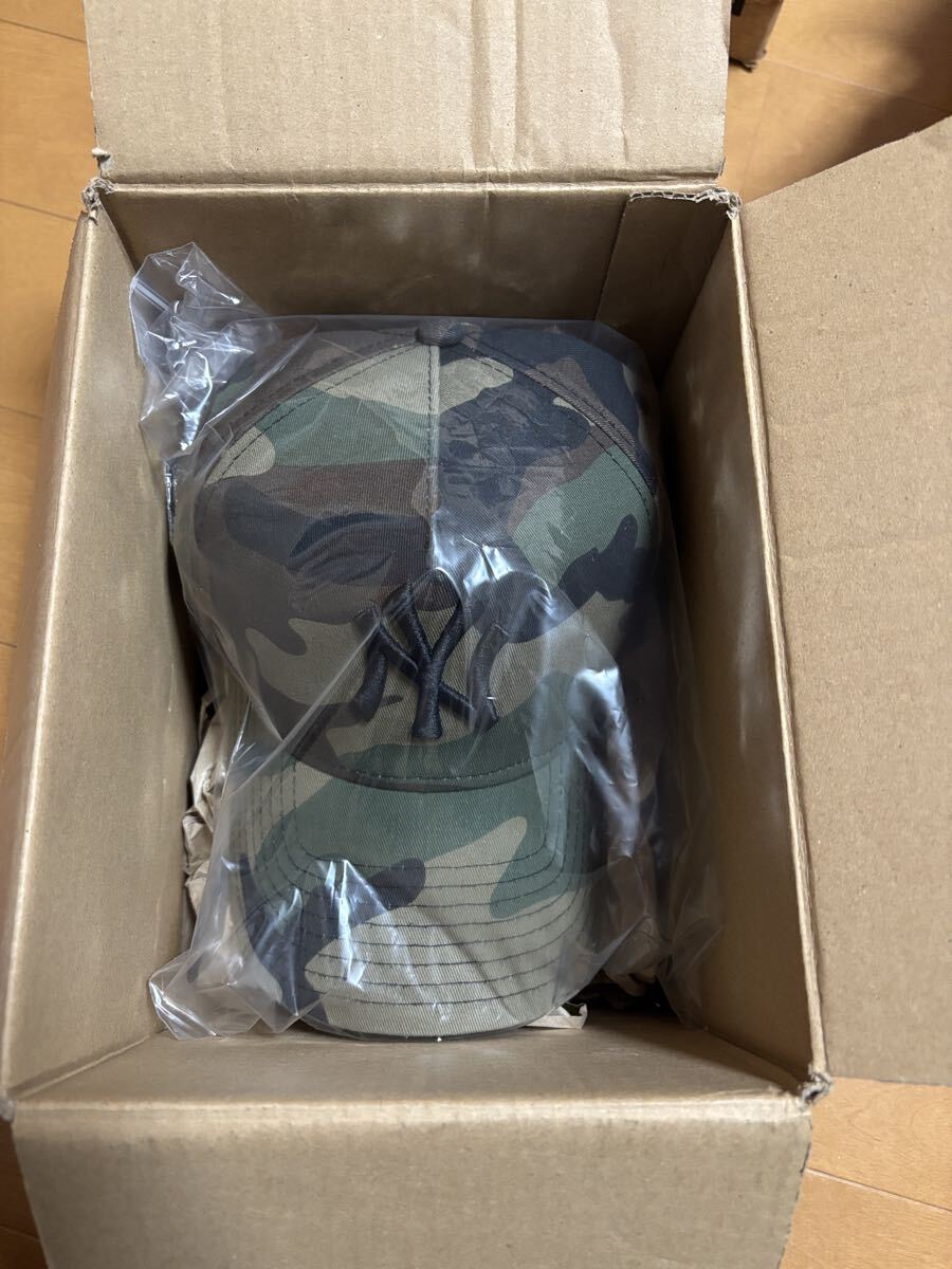 BEAMS NEW ERA 別注 9FORTY A-Frame Camo Cap 24AW ビームス ニューエラ キャップ 帽子 迷彩 ウッドランド フリーサイズ_画像10