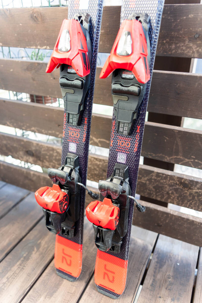 スキー板　ATOMIC REDSTER SKIS　ジュニア　子ども用　100cm　ビンディング付き　アトミック_画像3