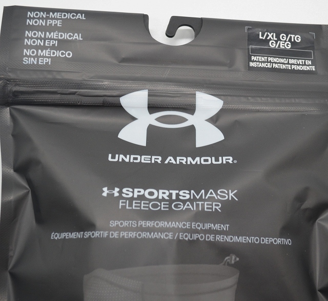 ★【UNDER ARMOUR アンダーアーマー】SPORTSMASK FLEECE GAITER ISO-CHILL スポーツマスク 1369735-001 L/XLサイズ_画像3