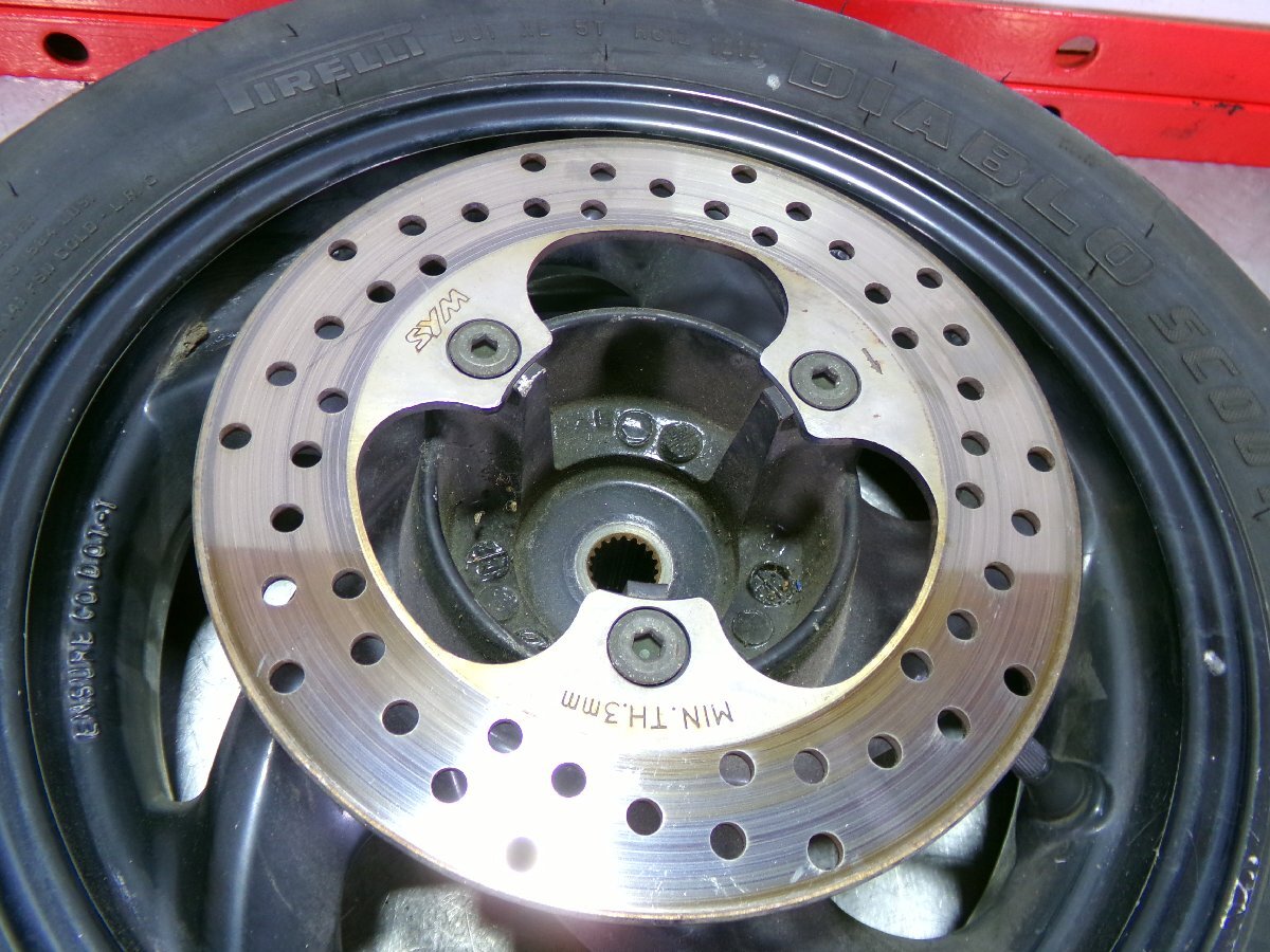 SYM X`PRO RV125EFI リアホイール/11_画像2