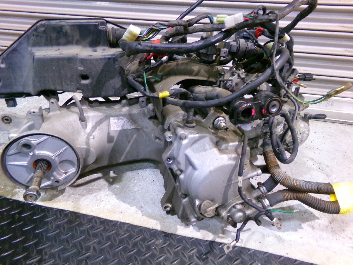 SYM X`PRO RV125EFI クランキングOKエンジン&ハーネス&スロットルボディ廻り/11_画像4