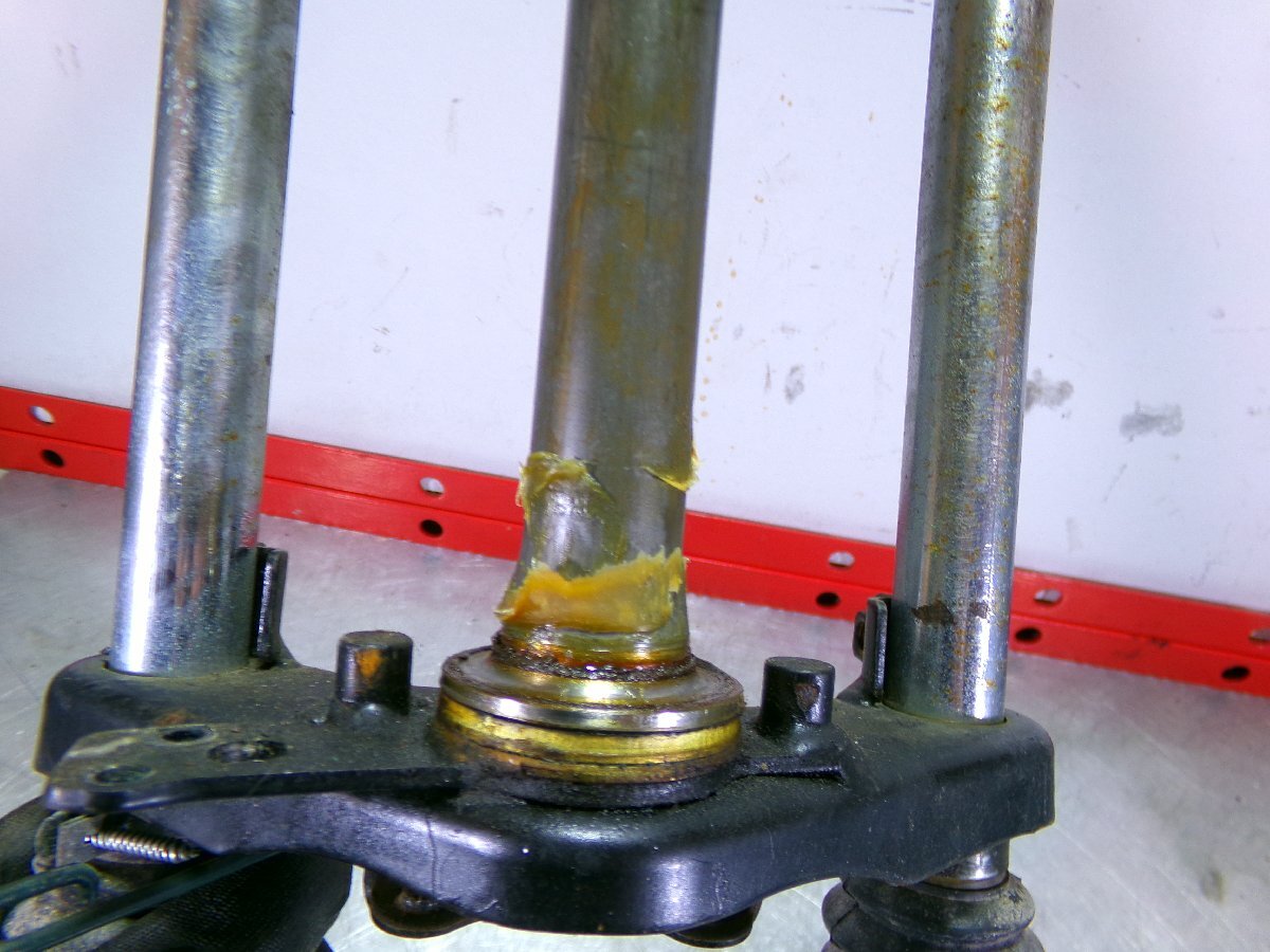 始動 フォーゲル4U1-2116**ステム&フロントフォーク/ポッケ/11_画像5