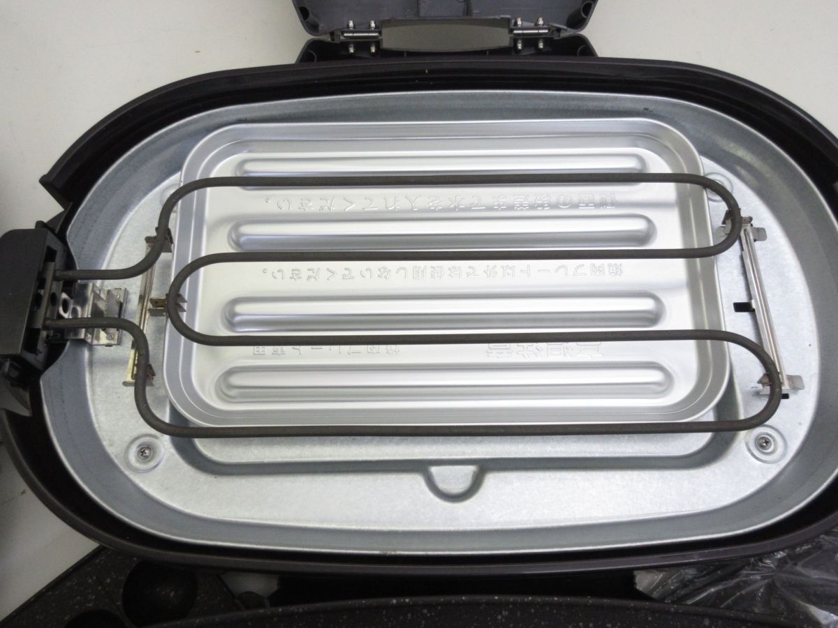 B2031-N41-3518 Panasonic パナソニック NF-WM3-S ホットプレート シルバー 2013年製 現状品1@名古屋_画像4