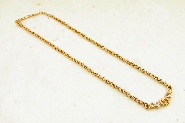 C289-J39-497* Christian Dior Dior колье аксессуары текущее состояние товар ①*