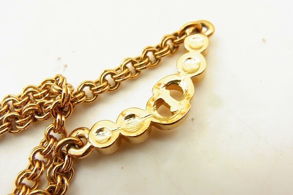 C289-J39-497* Christian Dior Dior колье аксессуары текущее состояние товар ①*