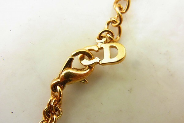 C289-J39-497* Christian Dior Dior колье аксессуары текущее состояние товар ①*