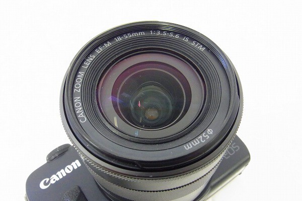 C034-N43C-99 CANON Canon EOS M / EF-M 18-55mm 1:3.5-5.6 IS STM беззеркальный однообъективный камера текущее состояние товар ③