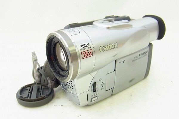 D049-Y40C-122 CANON キヤノン DM-FV M100 ビデオカメラ 現状品③_画像1