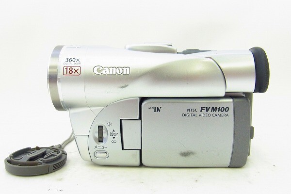 D049-Y40C-122 CANON キヤノン DM-FV M100 ビデオカメラ 現状品③_画像2