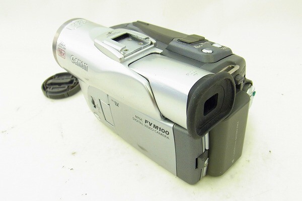 D049-Y40C-122 CANON キヤノン DM-FV M100 ビデオカメラ 現状品③_画像3
