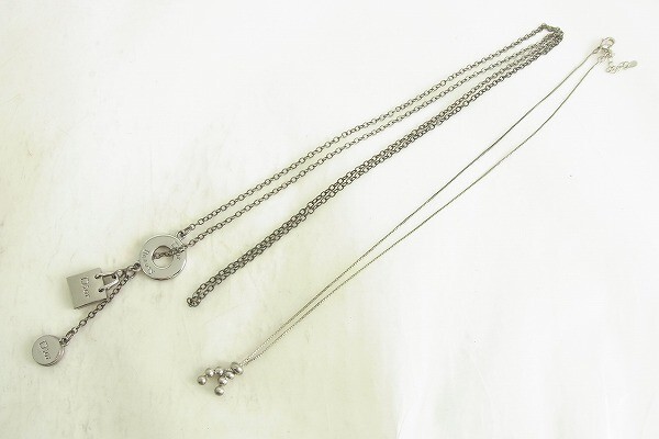 D438-Y20-5354* Christian Dior и т.п. колье суммировать silver 925 содержит текущее состояние товар *