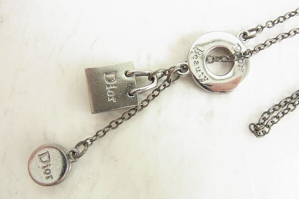 D438-Y20-5354* Christian Dior и т.п. колье суммировать silver 925 содержит текущее состояние товар *