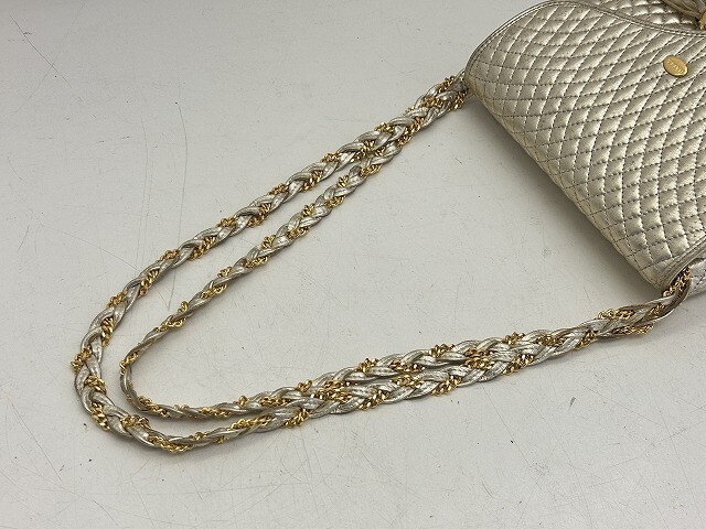 B2325-N44-393 BALLY バリー レザー ショルダーバッグ 現状品3_画像8