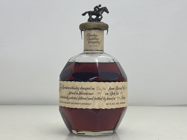 B2318-Y40-892 не . штекер Blanton*sbla тонн одиночный barrel Bourbon виски 750ml 46.5% текущее состояние товар 3