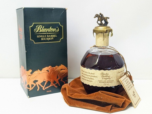 B2230-S3-18703 не . штекер Blanton*s Blanc тонн Bourbon виски 12/13/91 750ml 46.5% коробка есть текущее состояние товар 2