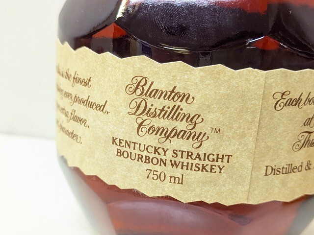 B2230-S3-18703 не . штекер Blanton*s Blanc тонн Bourbon виски 12/13/91 750ml 46.5% коробка есть текущее состояние товар 2