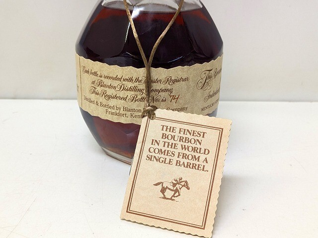 B2230-S3-18703 не . штекер Blanton*s Blanc тонн Bourbon виски 12/13/91 750ml 46.5% коробка есть текущее состояние товар 2