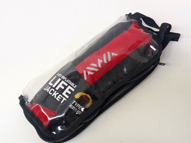 B2219-N41-3457 Daiwa Daiwa DF-2220 compact спасательный жилет талия модель автоматика * ручная активация размер свободный Sakura Mark текущее состояние товар 2