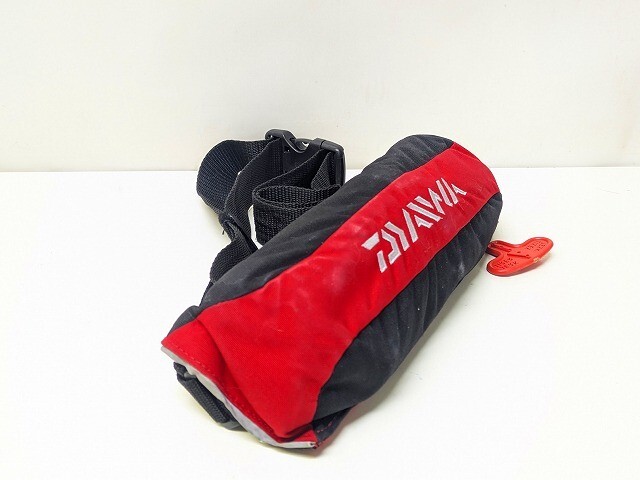 B2219-N41-3457 Daiwa Daiwa DF-2220 compact спасательный жилет талия модель автоматика * ручная активация размер свободный Sakura Mark текущее состояние товар 2