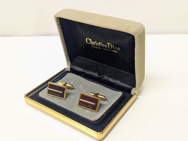 C2630-N35-5186* Christian Dior Christian Dior запонки кнопка мужской аксессуары текущее состояние товар 2*