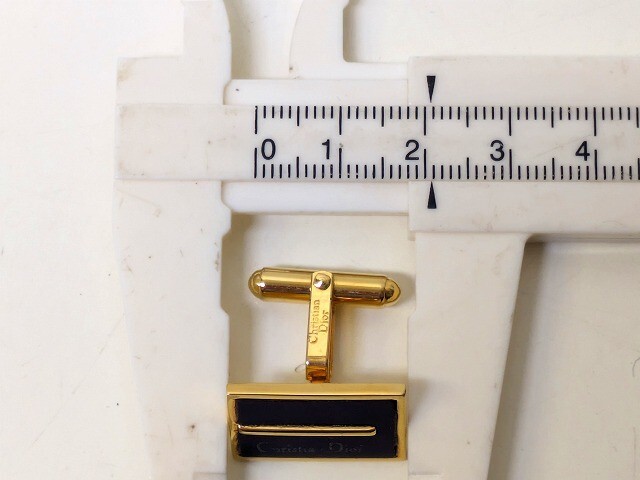 C2630-N35-5186* Christian Dior Christian Dior запонки кнопка мужской аксессуары текущее состояние товар 2*