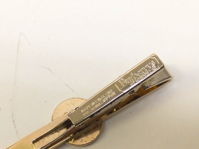 C2629-N44-142* Burberrys Burberry мужской аксессуары комплект булавка для галстука запонки Gold цвет аксессуары текущее состояние товар 2*